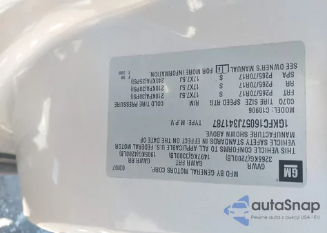 2007 GMC Yukon Xl 1500 Slt z USA, uszkodzony, nr VIN 1GKFC16057J341787